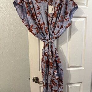 Hatch Linen Riviera Dress with Floral Print maternity